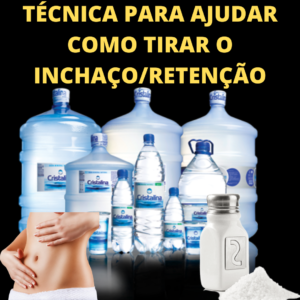Técnica para retirar o inchaço e retenção de líquidos