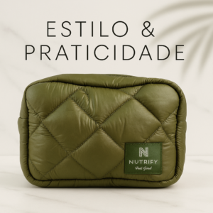 Muito Além do Básico: Por que a Necessaire Puffy da Nutrify é o “Must-Have” da Sua Rotina